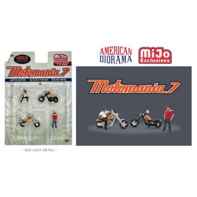 PRE-ORD3R American Diorama Motormania Figure Set #7 (Car Not Included !!)