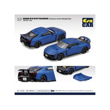 Era Car Modeliukas Nissan GT-R50 By Italdesign Production Version, midnight blue