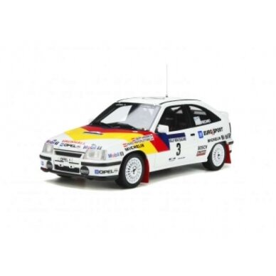 PRE-ORD3R OttO Miniatures 1/18 1987 Opel Kadett E GSI Gr.A *Resin series*, white/yellow/red