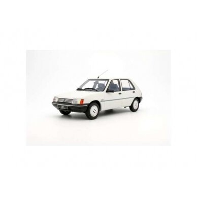 PRE-ORD3R OttO Miniatures Modeliukas 1/18 1988 Peugeot 205 Junior *Resin series*, blanc meije POWT