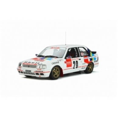 PRE-ORD3R OttO Miniatures 1/18 1990 Peugeot 309 GR.A #20 Rallye Monte Carlo *Resin series*, white/red