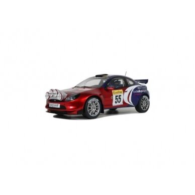 PRE-ORD3R OttO Miniatures Modeliukas 1/18 2002 Ford Puma Super 1600 Red Duval Rally Monte Carlo *Resin series*, red/blue