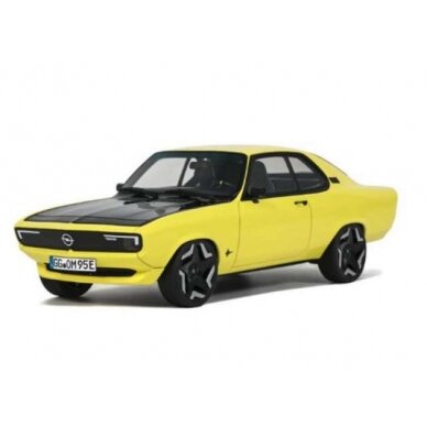 PRE-ORD3R OttO Miniatures Modeliukas 1/18 2021 Opel Manta GSE Elektromob *Resin series*, yellow/black