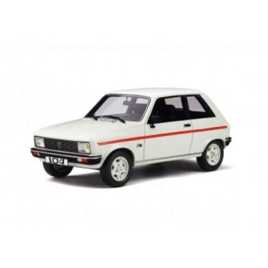 PRE-ORD3R OttO Miniatures Modeliukas 1984 Peugeot 104 ZS *Resin series*, white