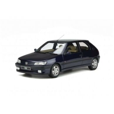 PRE-ORD3R OttO Miniatures 1995 Peugeot 306 Eden Park *Resin series*, blue d'Arabie