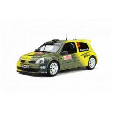 PRE-ORD3R OttO Miniatures Modeliukas 2004 Renault Clio 2 Super 1600 *Resin series*, grey/yellow