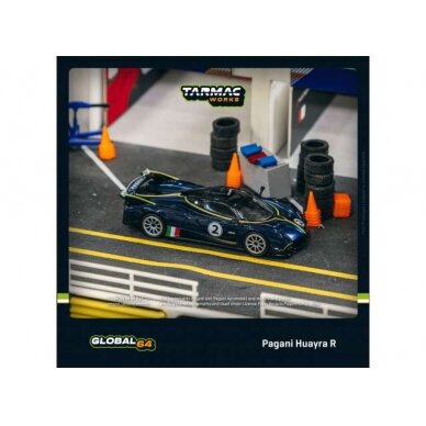 PRE-ORD3R Tarmac Works Pagani Huayra R #2, blu avio