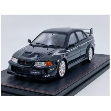 PRE-ORD3R Pop Race Modeliukas 1/18 Mitsubishi Evo 6.5 Tommi Makinen Edition, black