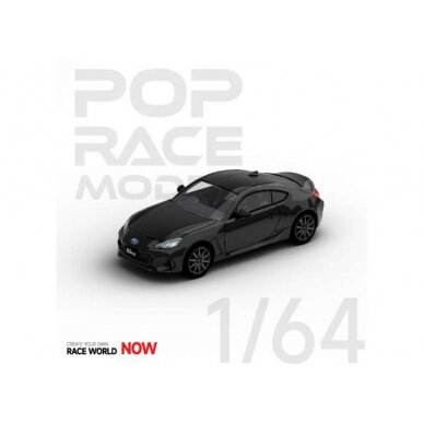 PRE-ORD3R Pop Race 1/64 2022 Subaru BRZ, crystal black