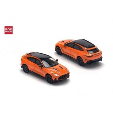 PRE-ORD3R Pop Race  1/64 Aston Martin DBX 707, cosmos orange