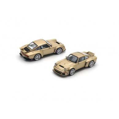 PRE-ORD3R Pop Race  1/64 Singer DLS Turbo (Road), gold