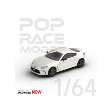 PRE-ORD3R Pop Race Modeliukas 1/64 Subaru BRZ, crystal white