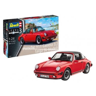 PRE-ORD3R Revell - Germany Surenkamas modeliukas Porsche 911 G Model Targa, plastic modelkit