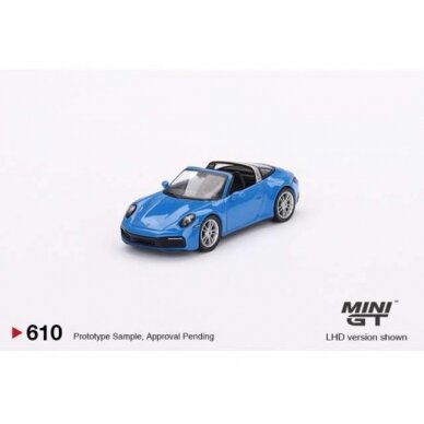 PRE-ORD3R Mini GT Porsche 911 Targa 4S, shark blue