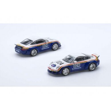 PRE-ORDER Pop Race Limited Modeliukas Porsche RWB 997, red/blue