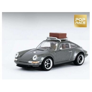 Pop Race Limited Modeliukas Porsche Singer with Luggage, grey (yra Sandėlyje)
