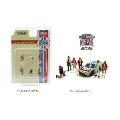PRE-ORD3R American Diorama Race Day #2 Figure set (Car Not Included !!)