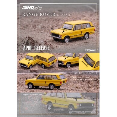 PRE-ORD3R Inno64 Modeliukas Range Rover *Classic*, sanglow yellow