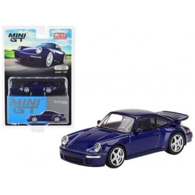 PRE-ORD3R Mini GT RUF CTR Anniversary, dark blue