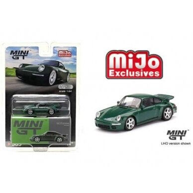 Mini GT Modeliukas RUF CTR Anniversary, irish green