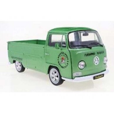 PRE-ORD3R Solido Modeliukas 1/18 1968 Volkswagen T2 Pick Up Custom, green