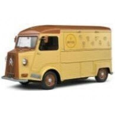 PRE-ORD3R Solido 1/18 1969 Citroën Type HY *Cafe Ambulant*, brown/beige