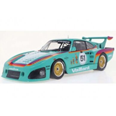 PRE-ORD3R Solido Modeliukas 1/18 1977 Porsche 935 K3 *Vaillant* #51, various