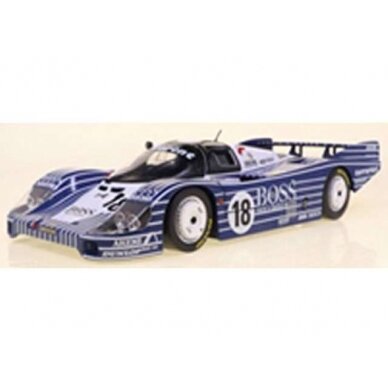 PRE-ORD3R Solido Modeliukas 1/18 1983 Porsche 956 LH #18 Laessig/Plankerhorn/Wilson 24h Le Mans, blue/white