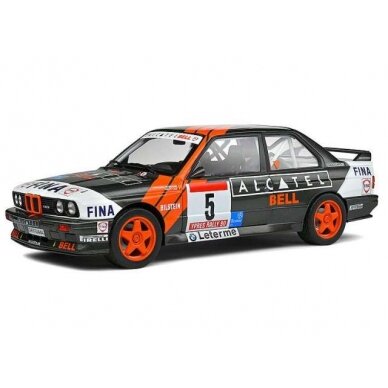 PRE-ORD3R Solido Modeliukas 1/18 1990 BMW M3 (E30) #5 Rally Ypres, black/orange