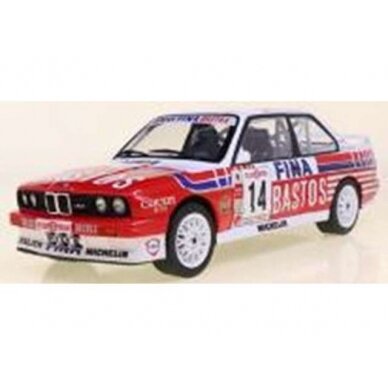 PRE-ORD3R Solido 1/18 1993 BMW M3 (E30) Duez Belgium Procar #14, red/white/blue