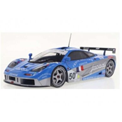 PRE-ORD3R Solido Modeliukas 1/18 1995 McLaren F1 GT-R 24h Le Mans 50 Giroux/Grouillard/Deletraz, blue/grey