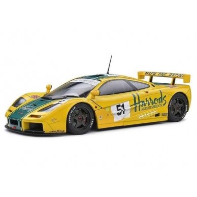 PRE-ORD3R Solido Modeliukas 1/18 1995 McLaren F1 GT-R Short Tail 24h Le Mans, yellow/green