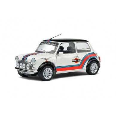 PRE-ORD3R Solido 1/18 1998 Mini Cooper Sport *Martini*, white/red/blue