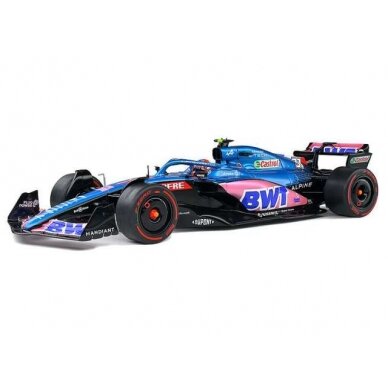 PRE-ORD3R Solido Modeliukas 1/18 2022 Alpine A522 F1 #31 Estaban Ocon GP Australie, blue/pink