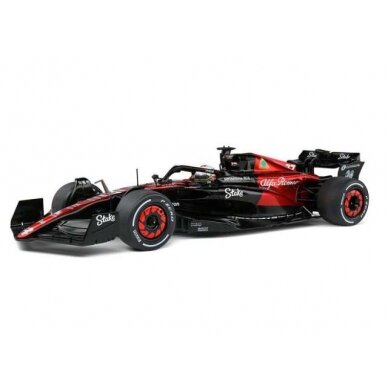 PRE-ORD3R Solido 1/18 2023 Alfa Romeo C43 F1 #77 V.Bottas Bahrein GP, red/black