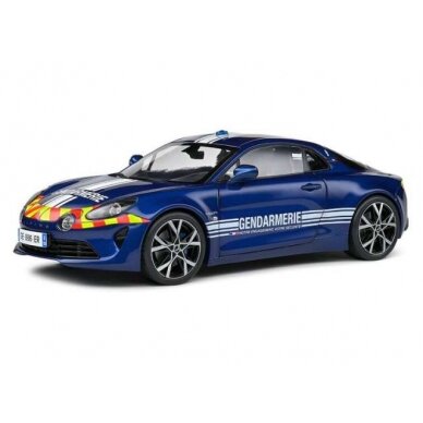 PRE-ORD3R Solido 1/18 2023 Alpine A110 Gendarmerie, blue/yellow/red