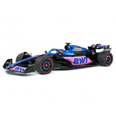 PRE-ORD3R Solido Modeliukas 1/18 2023 Alpine A523 F1 #10 P.Gasly Dutch GP, blue/pink