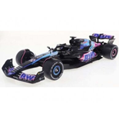 PRE-ORD3R Solido 1/18 2024 Alpine A524 Presentation F1, Esteban Ocon, blue/pink