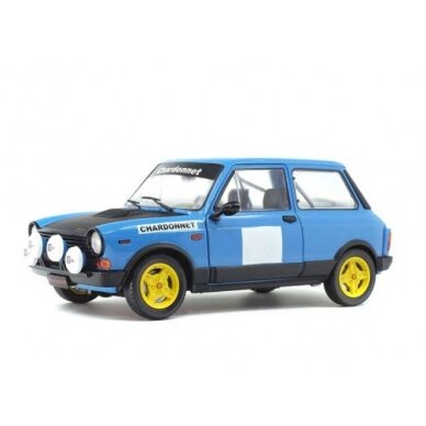 PRE-ORD3R Solido Modeliukas 1/18 Autobianchi A112 MK5 Abarth Chardonnet Rally, blue/black