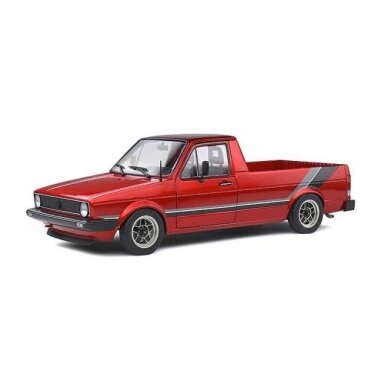 PRE-ORD3R Solido Modeliukas 1/18 Volkswagen Caddy MK1 Custom, red