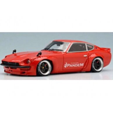 PRE-ORD3R Solido Modeliukas 1/43 1973 Datsun 240Z Rocket Bunny, red