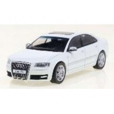 PRE-ORD3R Solido Modeliukas 1/43 2010 Audi S8 (D3), white