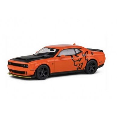 PRE-ORD3R Solido Modeliukas 1/43 2018 Dodge Challenger SRT Demon, orange