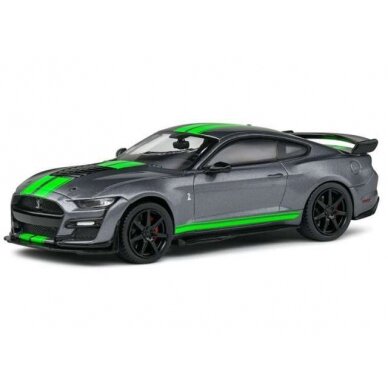 PRE-ORD3R Solido 1/43 2020 Ford Mustang Shelby GT500, grey/green