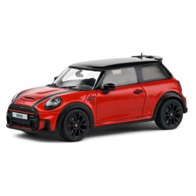 PRE-ORD3R Solido Modeliukas 1/43 2023 Mini Cooper S John Works, red