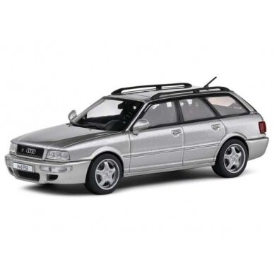 PRE-ORD3R Solido Modeliukas 1/43 Audi RS 2 Avant, silver