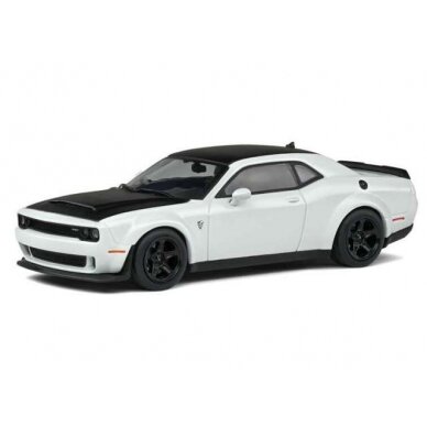 PRE-ORD3R Solido Modeliukas 1/43 Dodge Challenger Demon, white