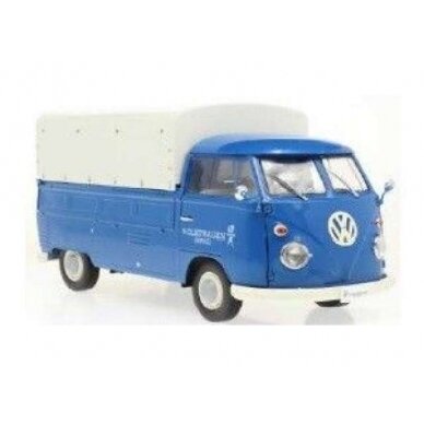 PRE-ORD3R Solido Modeliukas 1950 Volkswagen T1 Pick Up *Service*, blue