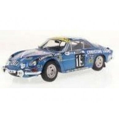 PRE-ORD3R Solido Modeliukas 1976 Alpine A110 1600S Rallye Monte-Carlo, blue/various