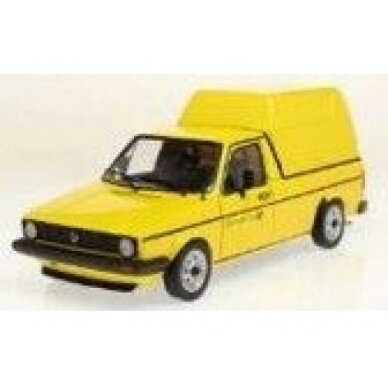 PRE-ORD3R Solido Modeliukas 1982 VW Caddy Mk. 1 German Post, yellow